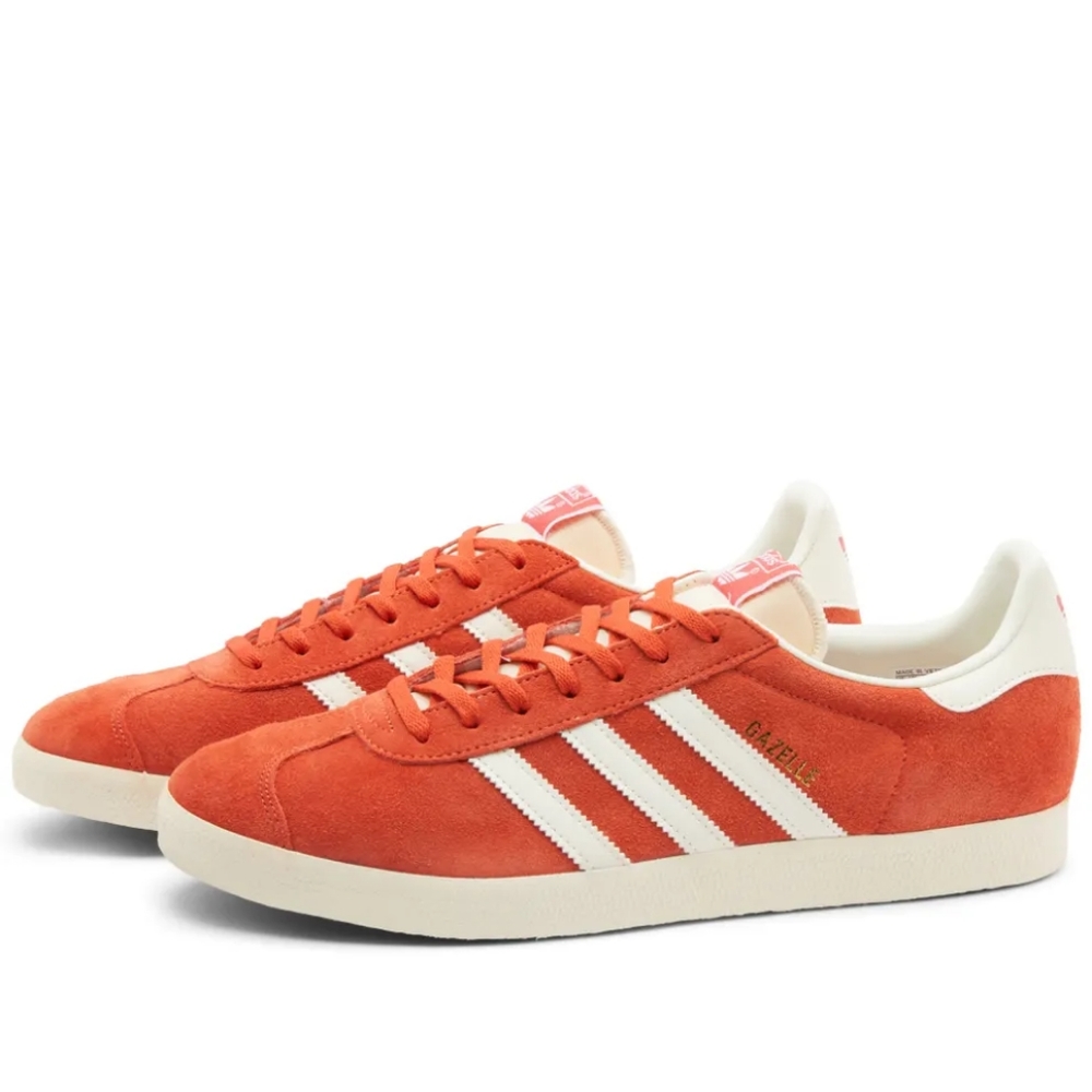 Adidas Gazelle Preloved Red, Off white